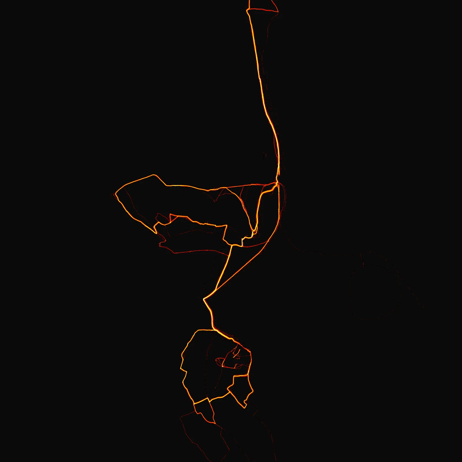 Density of every run around Somerset
